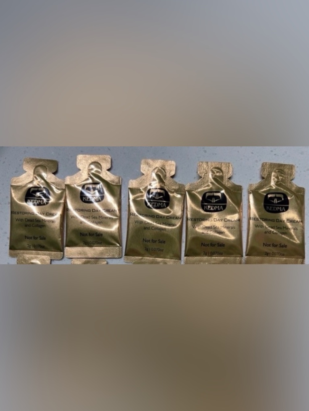 Kedma Restoring Day Cream w/Retinol & Dead Sea Minerals 5 Packs ~ Retail $199